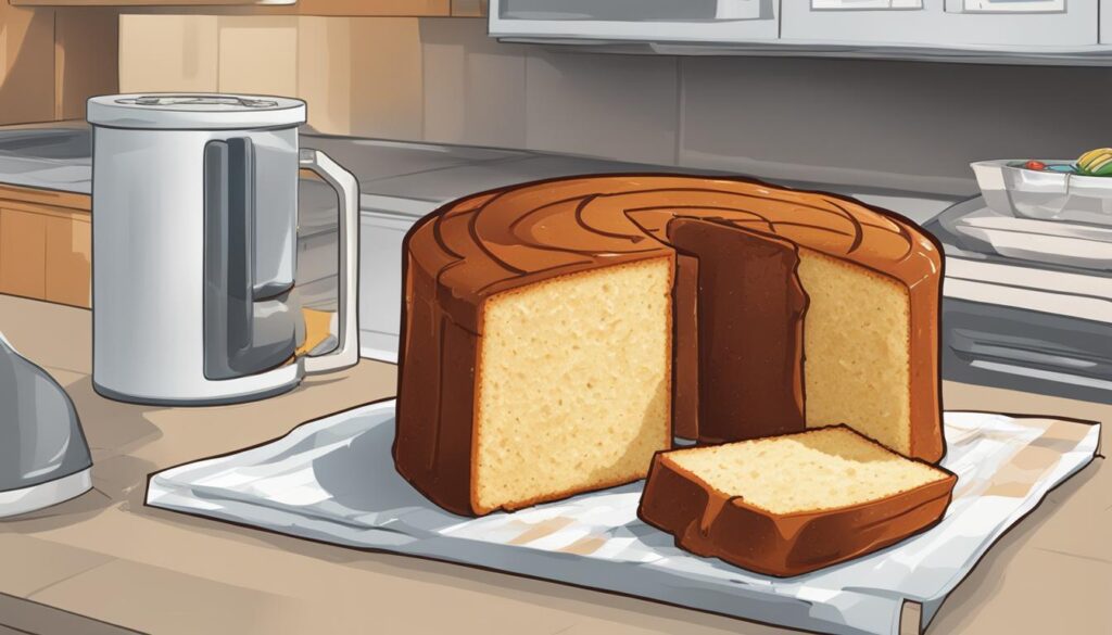 storing pound cake